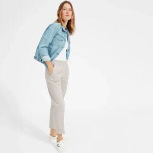 Everlane Elastic Waist Chinos Size 4 Straight Tapered Lightweight Pants